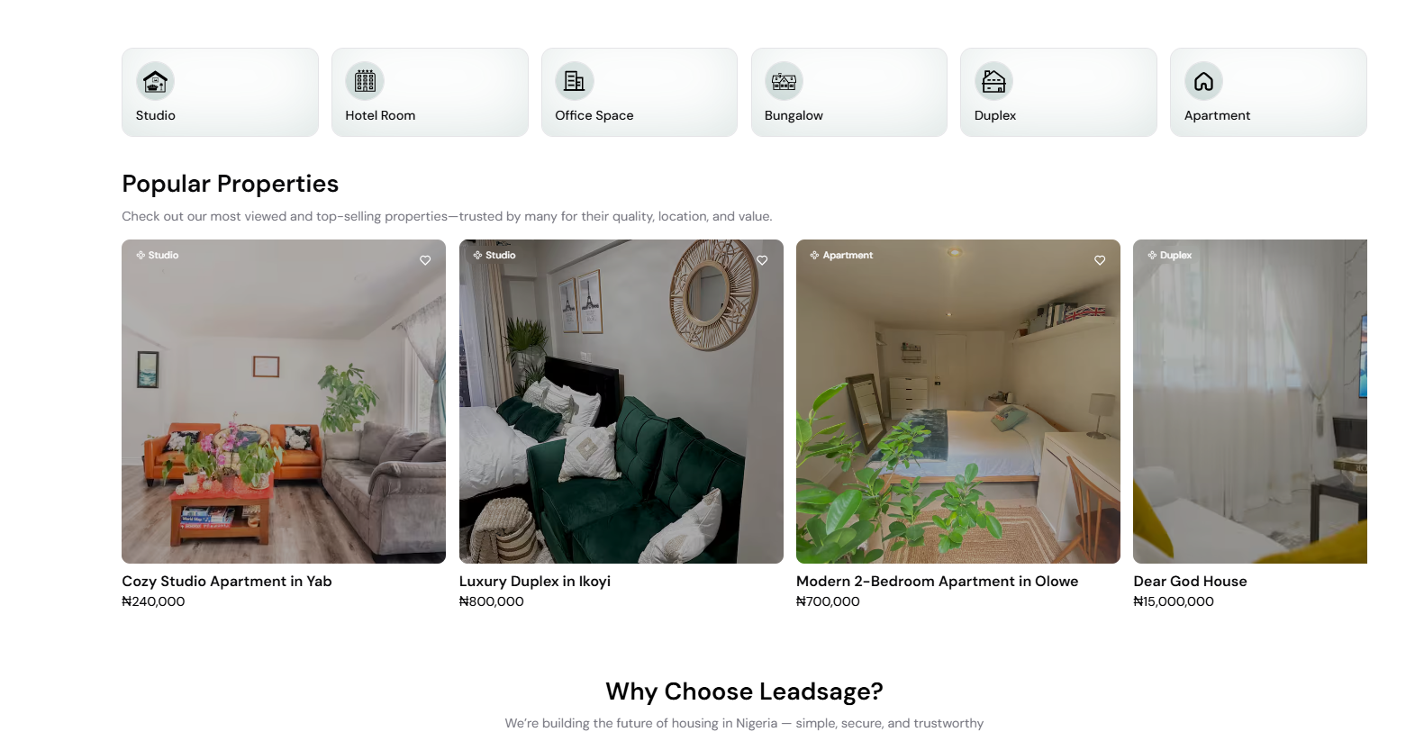 Leadsage – Real Estate Leasing & Management Platform